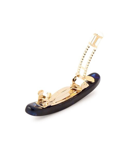 ADAM ET ROPE'（アダムエロペ）の「【J'aDoRe・店舗限定】【MALUS /マリュス】barrette/small（バレッタ/ヘアクリップ・レディース・ホワイト/ブラウン/ネイビー・F）」の17枚目の写真