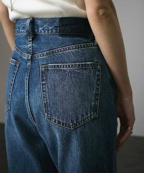 ADAM ET ROPE'(アダムエロペ)の「COTTON USAセミフレアデニム 4(デニムパンツ・レディース・ブルー系/サックス・M/S/XS)」の20枚目の写真