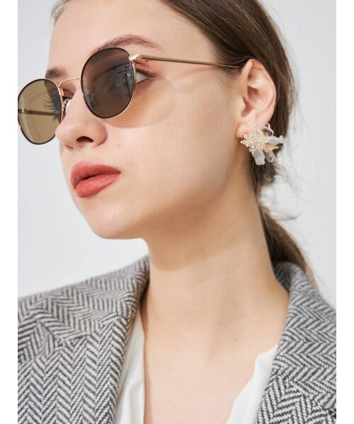 MERCURYDUO（マーキュリーデュオ）の「サングラス（サングラス・レディース・ブラウン・F）」の6枚目の写真