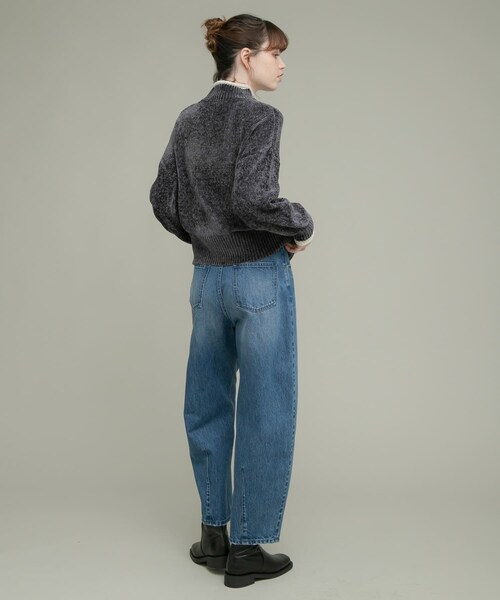 URBAN RESEARCH Sonny Label（アーバンリサーチサニーレーベル）の「モールヤーンハイネックニットプルオーバー（ニット/セーター・レディース・ベージュ/チャコールグレー/ピスタチオ・FREE）」の13枚目の写真