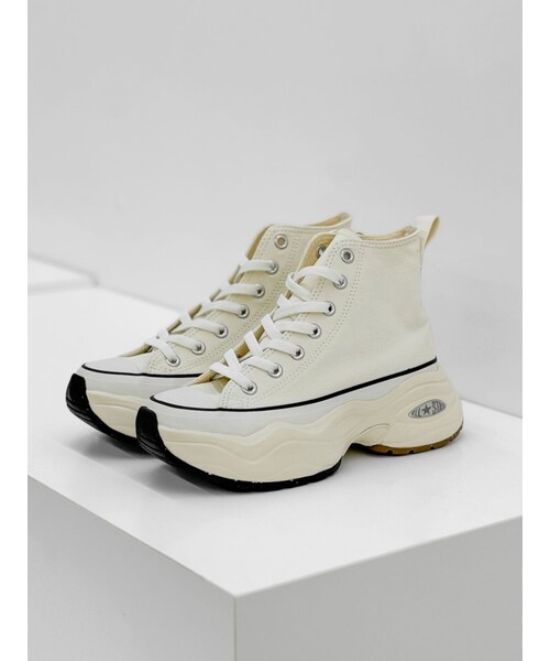 GYDA（ジェイダ）の「コンバースオールスターサージトレーナーHI（スニーカー・レディース・オフホワイト/ブラック・22.5/23.5/24.5）」の6枚目の写真