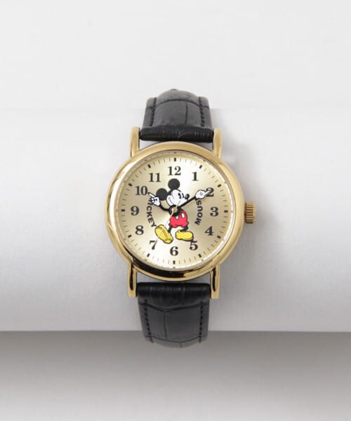 URBAN RESEARCH Sonny Label（アーバンリサーチサニーレーベル）の「Mickey　MICKEY WATCH（アナログ腕時計・レディース・ブラック・one）」の2枚目の写真
