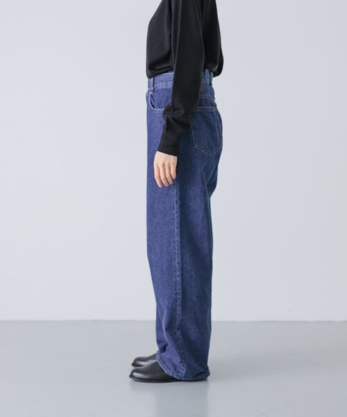 かぐれ（カグレ）の「UNDECORATED　ELASTIC BAND DENIM PANTS（デニムパンツ・レディース・INDIGO・0/1）」の12枚目の写真