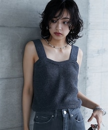 GEVS. | 大きいサイズニットビスチェGEVS.(ニット/セーター)