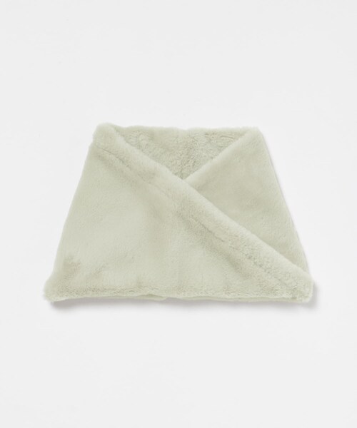 URBAN RESEARCH（アーバンリサーチ）の「フェイクファースヌード（ネックウォーマー/スヌード・レディース・IVORY/GREGE/CHARCOAL・FREE）」の5枚目の写真