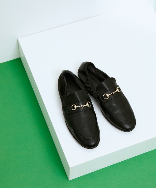 ADAM ET ROPE'(アダムエロペ)の「【サステナブル】ソフトビットローファー(ローファー・レディース・ブラック/キャメル・22.5/23.0/23.5/24.0/24.5)」の5枚目の写真
