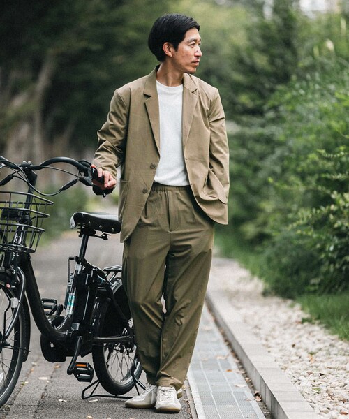 ITEMS URBANRESEARCH（アイテムズ アーバンリサーチ）の「ストレッチナイロン テーラードジャケット（テーラードジャケット・メンズ・KHK/BLK/NVY・M/L）」の15枚目の写真