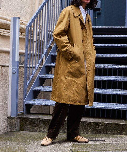 ADAM ET ROPE'（アダムエロペ）の「【AMC】Stefan（ステンカラーコート・メンズ・カーキ系・44/46/48）」の10枚目の写真