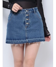 jouetie | ボタンフライデニムスカパン(デニムパンツ)