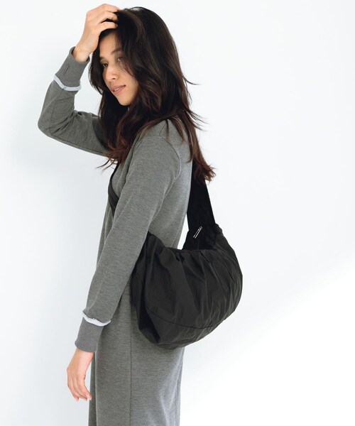 URBAN RESEARCH Sonny Label（アーバンリサーチサニーレーベル）の「SLAB　Sweat Comfort One-Piece（ワンピース・レディース・チャコール/グレージュ・FREE）」の7枚目の写真