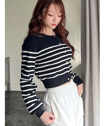 RESEXXY | クルーネックニットカーディガン(カーディガン/ボレロ)