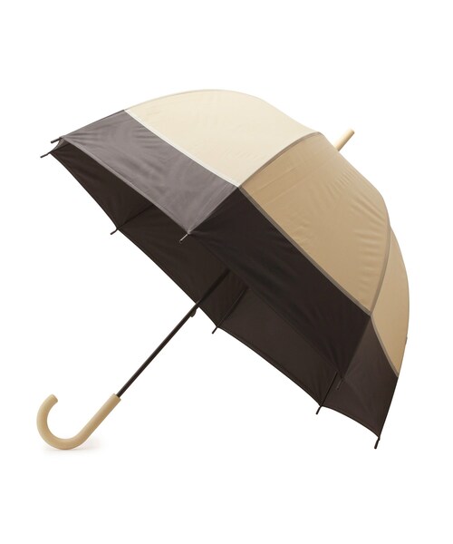 ADAM ET ROPE'（アダムエロペ）の「【SALONオリジナル】ベルドームアンブレラ（ツートンカラー）（長傘・レディース・グレー/ベージュ/カーキ・F）」の10枚目の写真