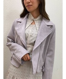 dazzlin | ベーシックライダースジャケット(ライダースジャケット)