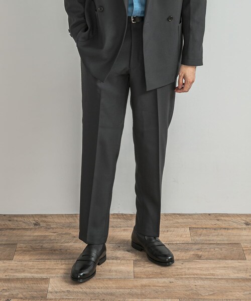 URBAN RESEARCH DOORS(アーバンリサーチドアーズ)の「LIFE STYLE TAILOR ウールライクツイルコンフォータブルパンツ(スラックス・メンズ・NAVY/OLV BROWN/BLUE GRAY・S/M/L/XL)」の7枚目の写真
