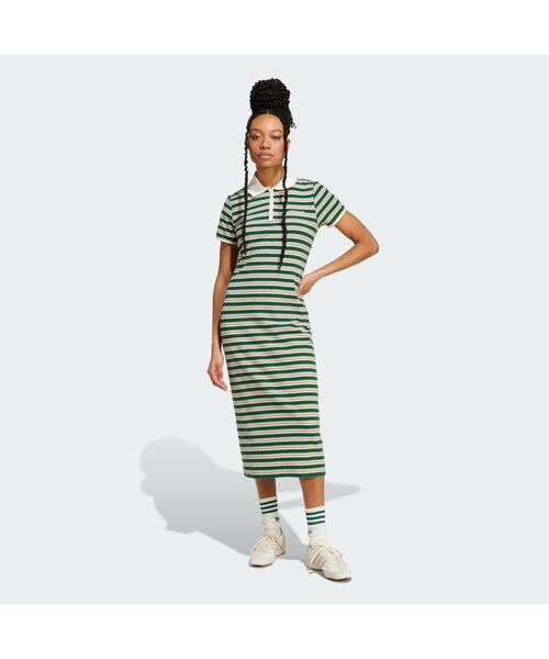 adidas(アディダス)の「'80s ワンピース(ワンピース/ドレス・レディース・マルチカラー/カレッジグリーン/マルチカラー/クリアスカイ/マルチカラー・XS/J/XS/S/M/L/XL/2XL/J/3XL/J/S/J/M/J/L/J/XL/J/2XL/3XL/5XL)」の1枚目の写真