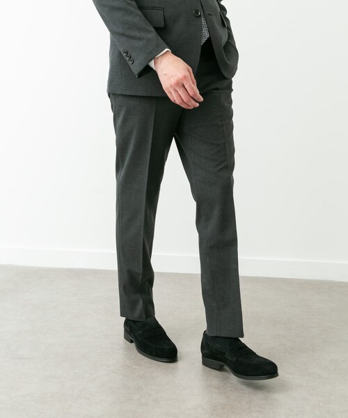 URBAN RESEARCH DOORS（アーバンリサーチドアーズ）の「LIFE STYLE TAILOR　ウールライクコンフォータブルスマートパンツ（スラックス・メンズ・NAVY/GRAY・S/M/L/XL）」の6枚目の写真
