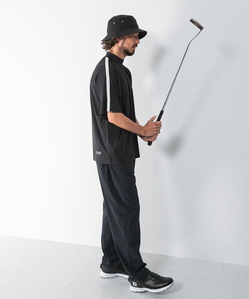 URBAN RESEARCH Sonny Label（アーバンリサーチサニーレーベル）の「OOPS　吸水速乾ラインモックネックTシャツ（Tシャツ/カットソー・メンズ・OFF/BLACK/DARK NAVY・M/L/XL）」の17枚目の写真