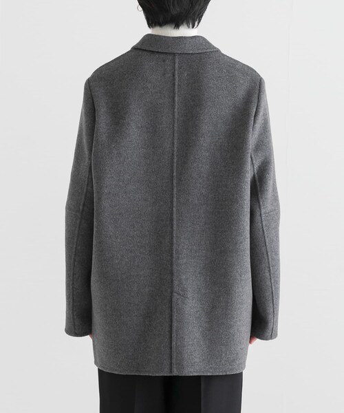 URBAN RESEARCH(アーバンリサーチ)の「リバージャケットコート(テーラードジャケット・レディース・CHARCOAL/BEIGE・FREE)」の4枚目の写真