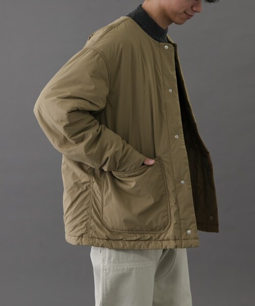 URBAN RESEARCH DOORS(アーバンリサーチドアーズ)の「FORK&SPOON SORONAリバーシブルブルゾン(ブルゾン・メンズ・BLACK/KHAKI/BEIGE・4/5)」の21枚目の写真