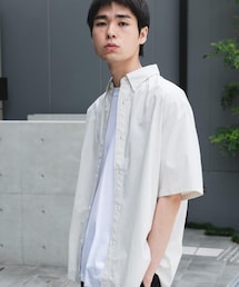 URBAN RESEARCH DOORS | ストライプボタンダウン ショートスリーブシャツ(シャツ/ブラウス)