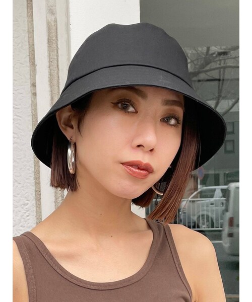 EMODA（エモダ）の「バケットハット（ハット・レディース・ライトミックス/ブラウン/ブラック・F）」の3枚目の写真