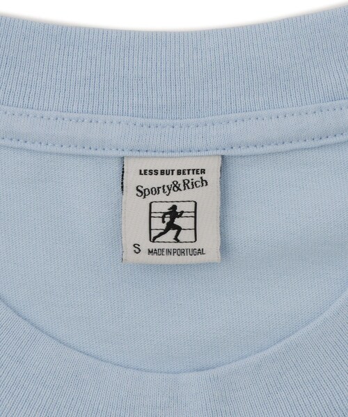 ADAM ET ROPE'(アダムエロペ)の「【Sporty&Rich(スポーティー アンド リッチ)】Play Tennis Tshirt(Tシャツ/カットソー・レディース・ブルー系・S)」の9枚目の写真