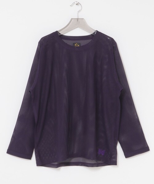 URBAN RESEARCH(アーバンリサーチ)の「Needles LONG-SLEEVE U-NECK LACE T-SHIRTS(Tシャツ/カットソー・メンズ・GREY/EGGPLANT/BLACK・S/M)」の20枚目の写真