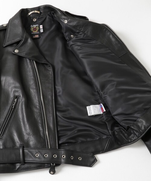 URBAN RESEARCH(アーバンリサーチ)の「SCHOTT 516UST ONE STAR NEW NAKED(ライダースジャケット・メンズ・010 BLK・38/40)」の11枚目の写真