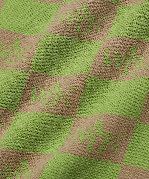 ADAM ET ROPE'(アダムエロペ)の「【WALK IN PARIS/ウォーク イン パリス】Le pull sans manche dammier(ベスト・メンズ・ライトグリーン・L/M)」の11枚目の写真