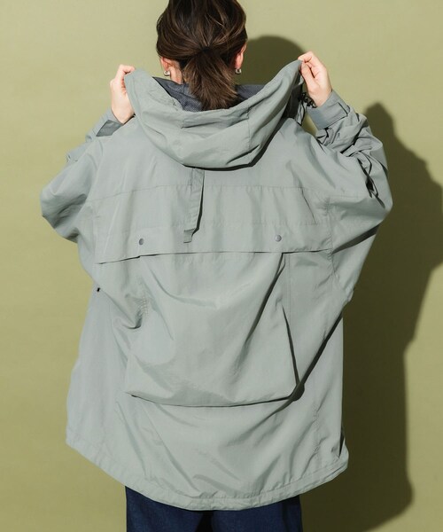 EKAL（エカル）の「別注ナイロンメッシュブルゾン（ブルゾン・レディース・BEIGE/F GREY・S/M）」の9枚目の写真