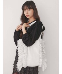 merry jenny | チュールレースコンビtote(トートバッグ)