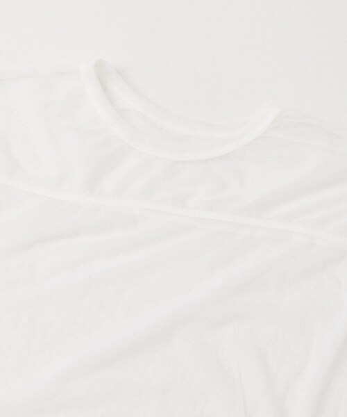 URBAN RESEARCH ROSSO（アーバンリサーチロッソ）の「provoke　シアーフットボールTシャツ（Tシャツ/カットソー・レディース・lightbeige/white/black・FREE）」の6枚目の写真