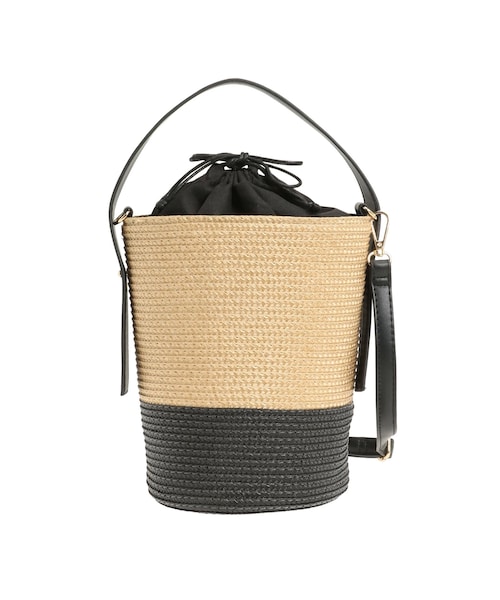 TONAL（トーナル）の「配色ドローストリング丸底バッグ（ショルダーバッグ・レディース・ブラウン・F）」の21枚目の写真