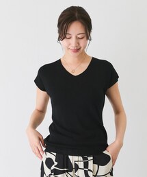 Jayro | Vネックフレンチ袖ニット(ニット/セーター)