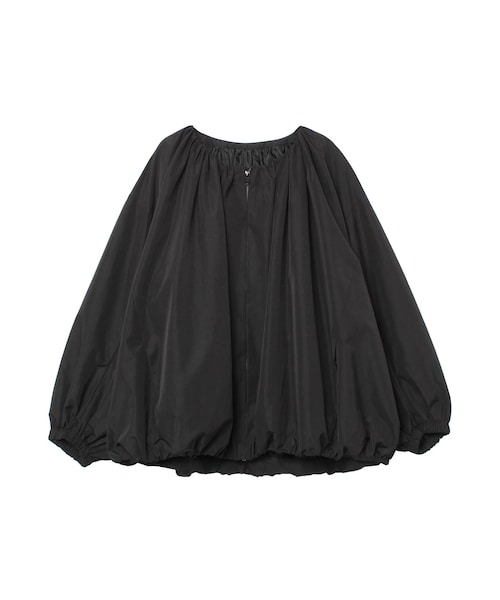 ELENDEEK(エレンディーク)の「GATHER TAFFETA BZ(ブルゾン・レディース・ブラック/ヌード/ベージュ・F)」の1枚目の写真