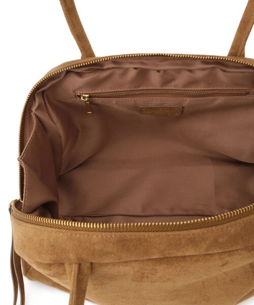 ADAM ET ROPE'(アダムエロペ)の「【EC限定】スウェードライクソフトミドルボストン(ボストンバッグ・レディース・キャメル/カーキ・F)」の21枚目の写真