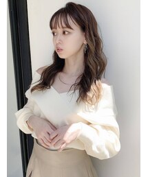 dazzlin | Vリブネックニットトップス(ニット/セーター)