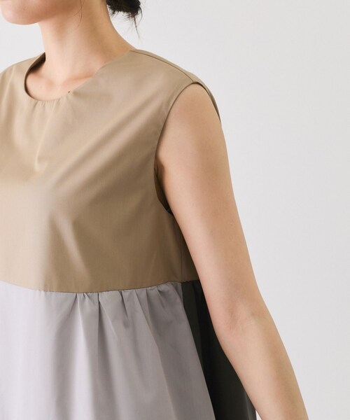 Jayro（ジャイロ）の「配色ノースリーブワンピース（ワンピース・レディース・ベージュ/グリーン/ブルー・M）」の21枚目の写真