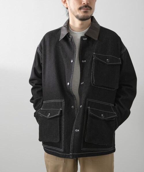 ITEMS URBANRESEARCH（アイテムズ アーバンリサーチ）の「カバーオールジャケット（カバーオール・メンズ・NVY/BLK/BEG/OLV/BGD・M/L）」の11枚目の写真