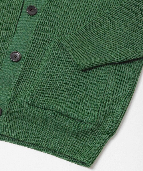 URBAN RESEARCH(アーバンリサーチ)の「PURLAM WASHI M-G AZE CARDIGAN(ニット/セーター・メンズ・WHITE/BLACK/GREEN/B.PURPLE・2/3)」の13枚目の写真