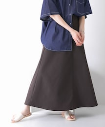ツイルフレアロングスカート