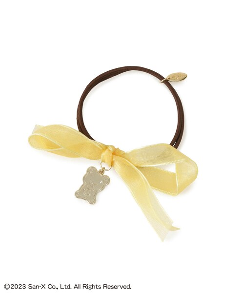 ROPE' PICNIC（ロペピクニック）の「【Rilakkuma(リラックマ) 】meets ROPE' PICNIC/オーガンジーヘアポニー（ヘアゴム・レディース・キナリ/ラベンダー/イエロー・F）」の22枚目の写真