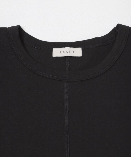 LAATO（ラート）の「puff shoulder big tee（Tシャツ/カットソー・レディース・インク/マロン/スカイ・Free）」の12枚目の写真