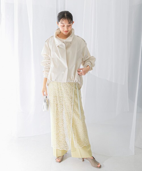 URBAN RESEARCH ROSSO（アーバンリサーチロッソ）の「フラワースパンコールレーススカート（スカート・レディース・sax/off・FREE）」の9枚目の写真