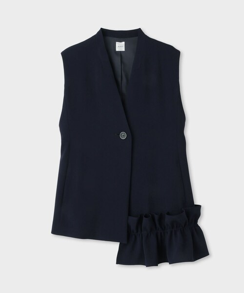 ROPE'（ロペ）の「【一部店舗限定】【REALM（レルム）】LONG GILET｜ロングジレ　26SS（ベスト・レディース・ブラック/ネイビー・38）」の17枚目の写真