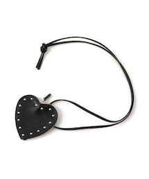 ADAM ET ROPE' | 【JANE SMITH（ジェーンスミス）】COW LEATHER STUDS HEART COIN CASE(コインケース)