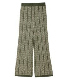 LAGUNAMOON | アラベスクパターンニットパンツ(その他パンツ)