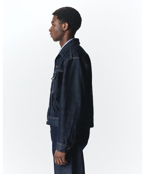 ADAM ET ROPE'(アダムエロペ)の「《別注》【Lee×MARKAWARE/リー×マーカウェア】EX101 SP DENIM JACKET(デニムジャケット・メンズ・ネイビー・L/M/S/XL)」の15枚目の写真
