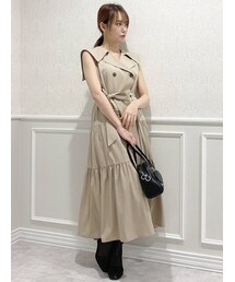 dazzlin | ビッグカラートレンチワンピース(ワンピース)