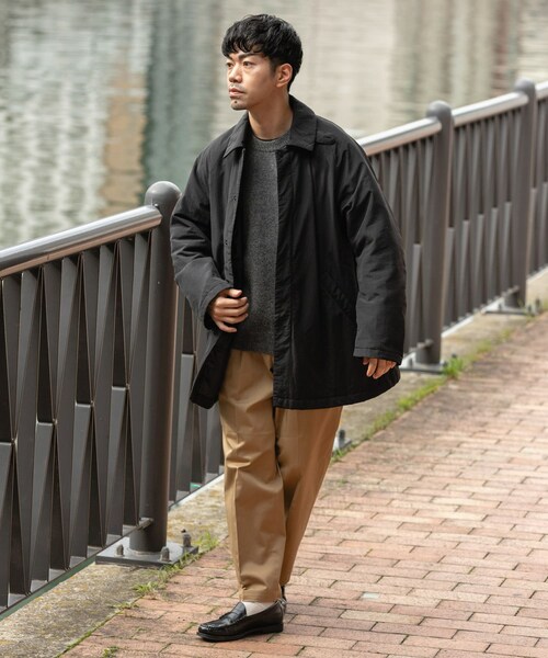 URBAN RESEARCH ROSSO(アーバンリサーチロッソ)の「『XLサイズあり』NOUVELLE中綿ステンカラーコート(ステンカラーコート・メンズ・BLACK/CHARCOAL・M/L/XL)」の7枚目の写真